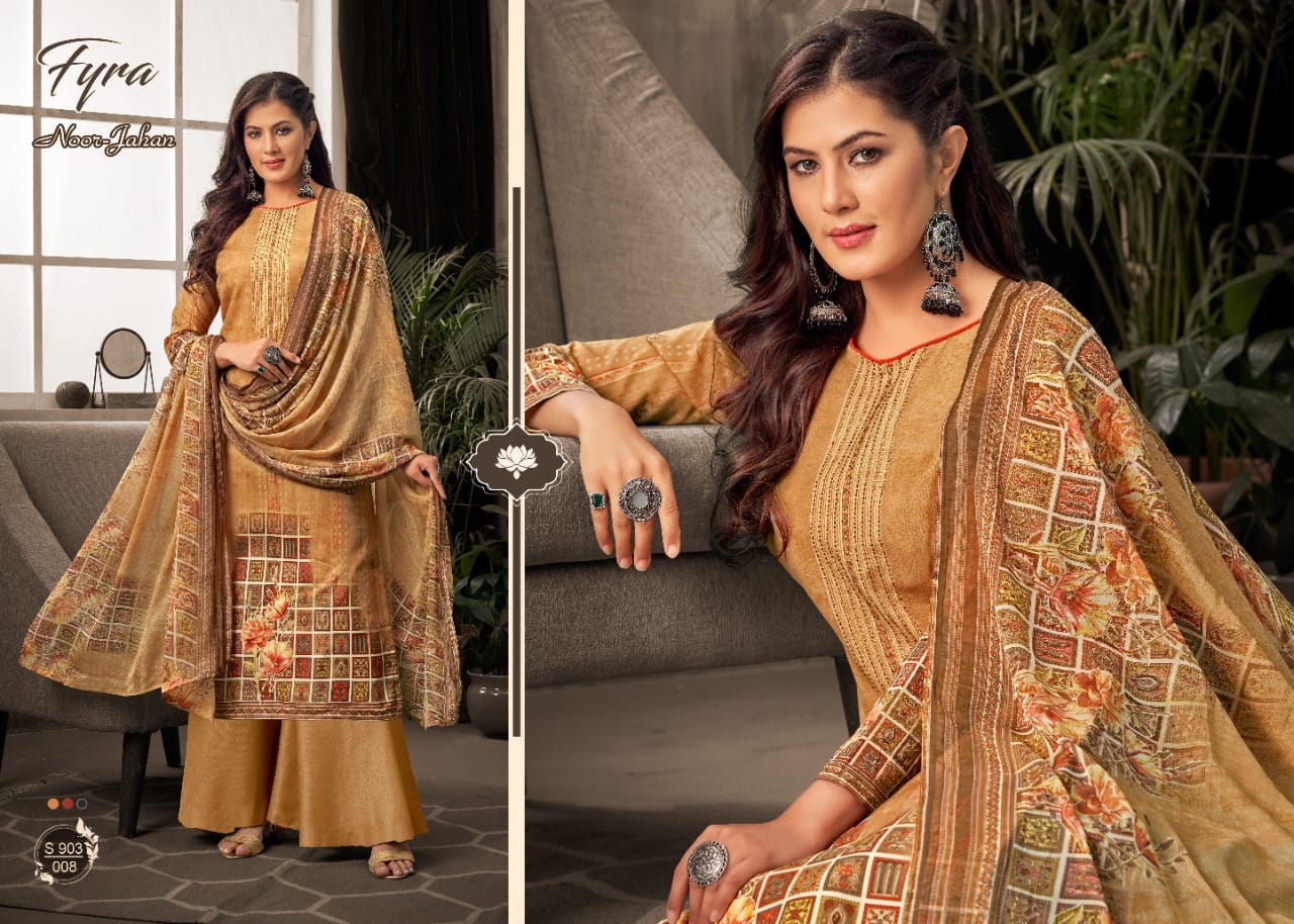 Fyra Noor Jahan Vol  2 Soft Cotton Designer Dress Material Catalog