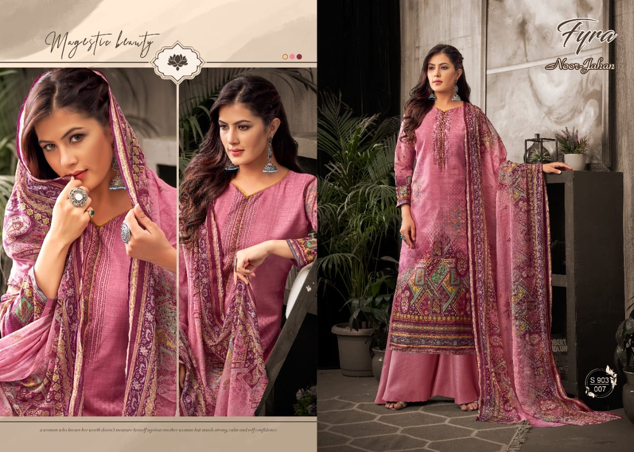 Fyra Noor Jahan Vol  2 Soft Cotton Designer Dress Material Catalog