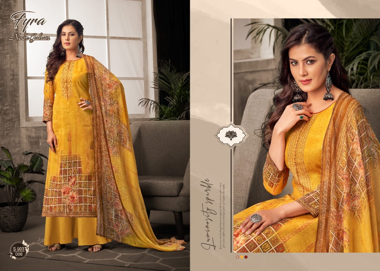 Fyra Noor Jahan Vol  2 Soft Cotton Designer Dress Material Catalog