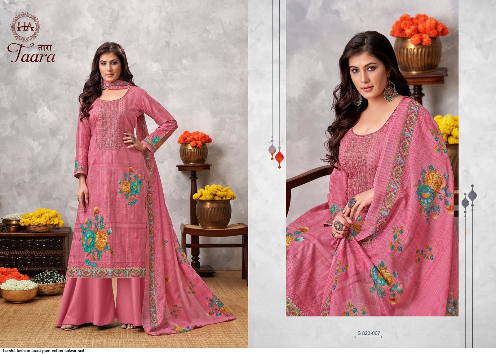 Harshit Taara Vol 3 Pure Cotton Digital Printed Designer Dress Material  Catalog
