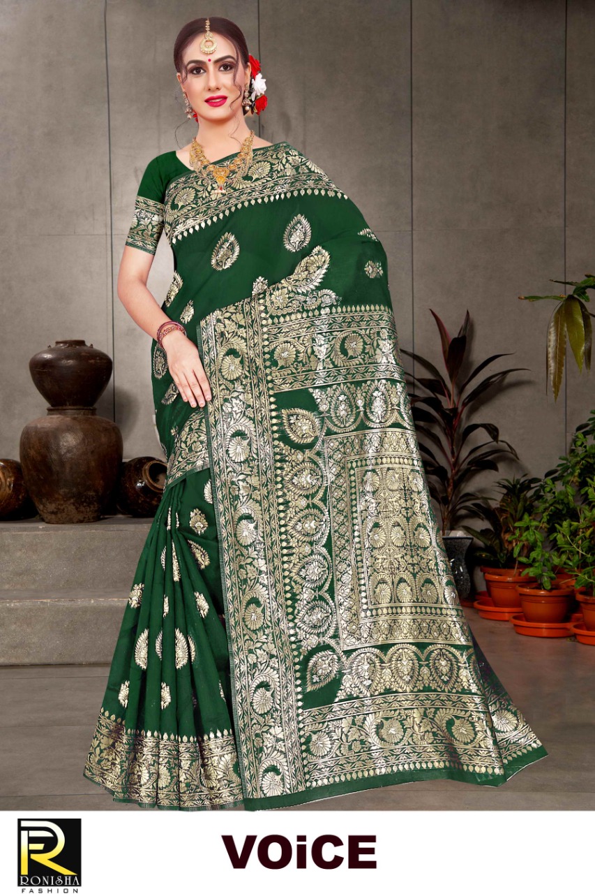 Ranjna Voice Cotton Silk Formal Wear Saree Collection