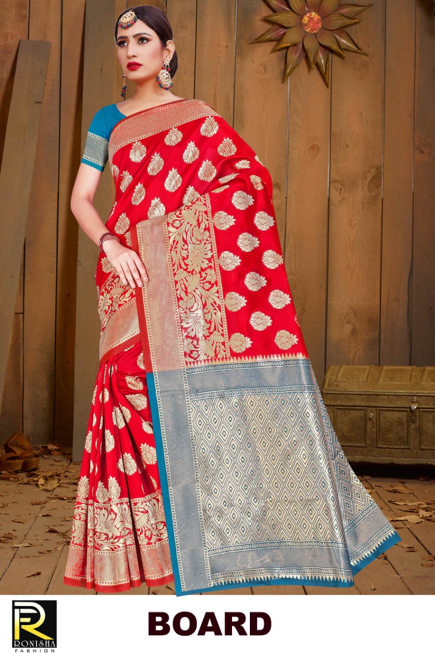 Ranjna Board Casual Wear Silk Saree Collection Online Shop