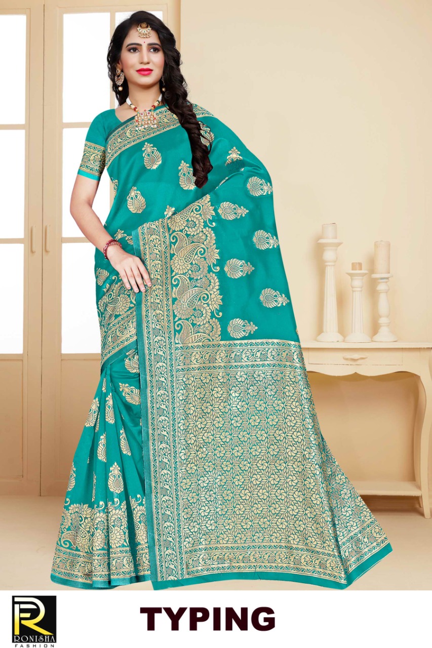 Ranjna Typing Ethnik Wear Silk Saree Amazing Collecton