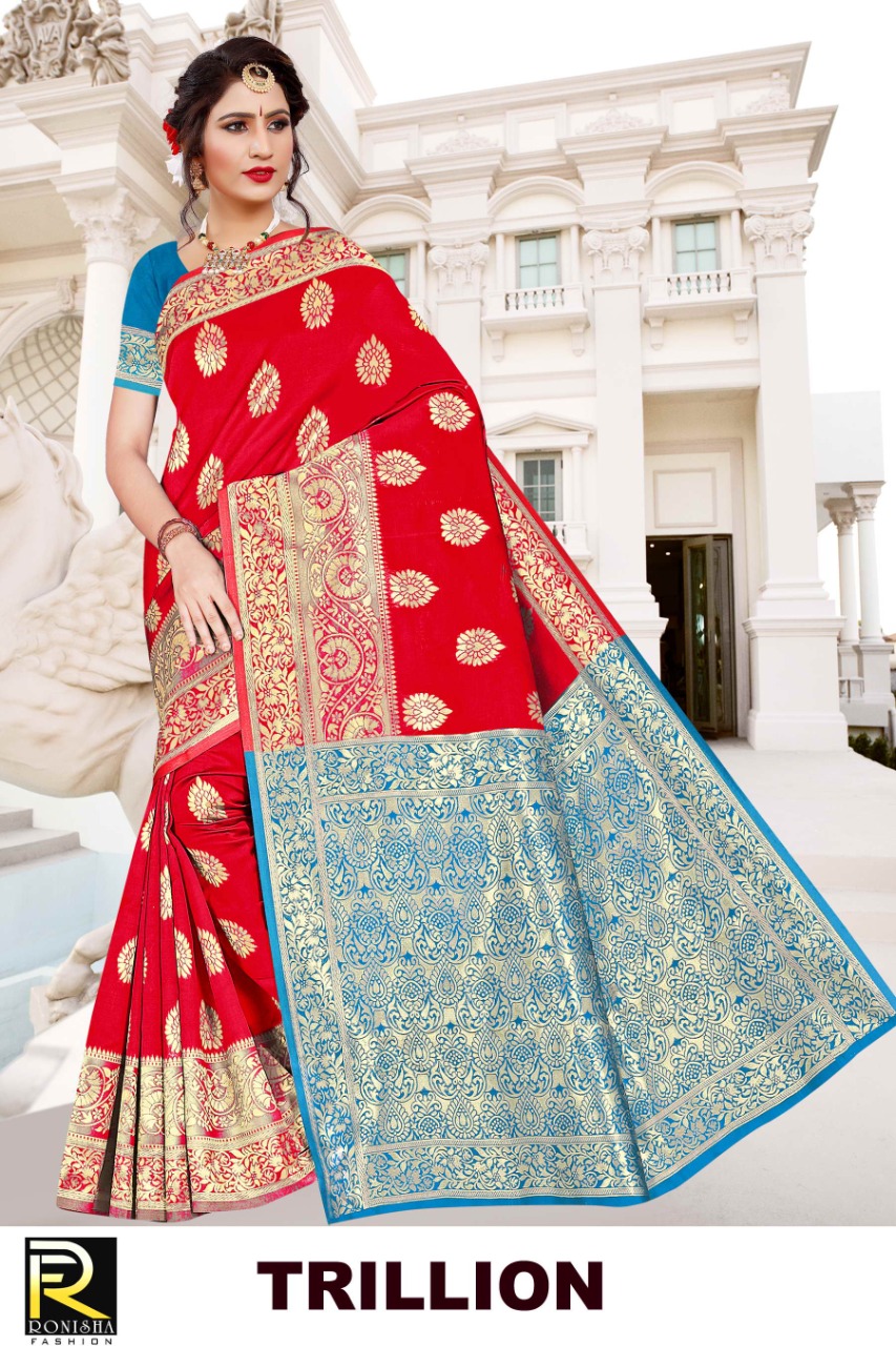 Ranjna Trillion Casual Wear Silk Saree Collection