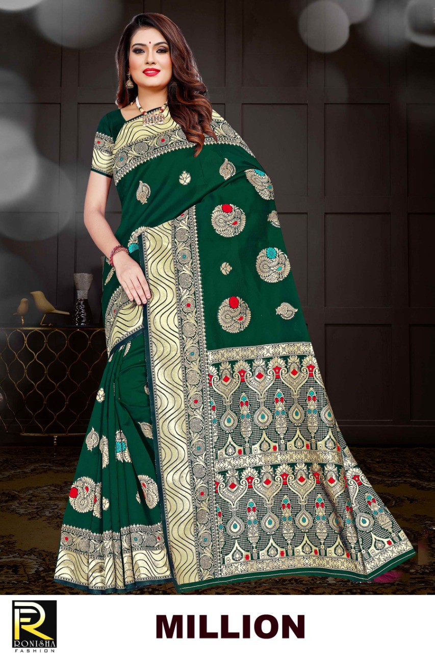 Ranjna Million Casual Wear Silk Saree Collection Online Wholesale Shop