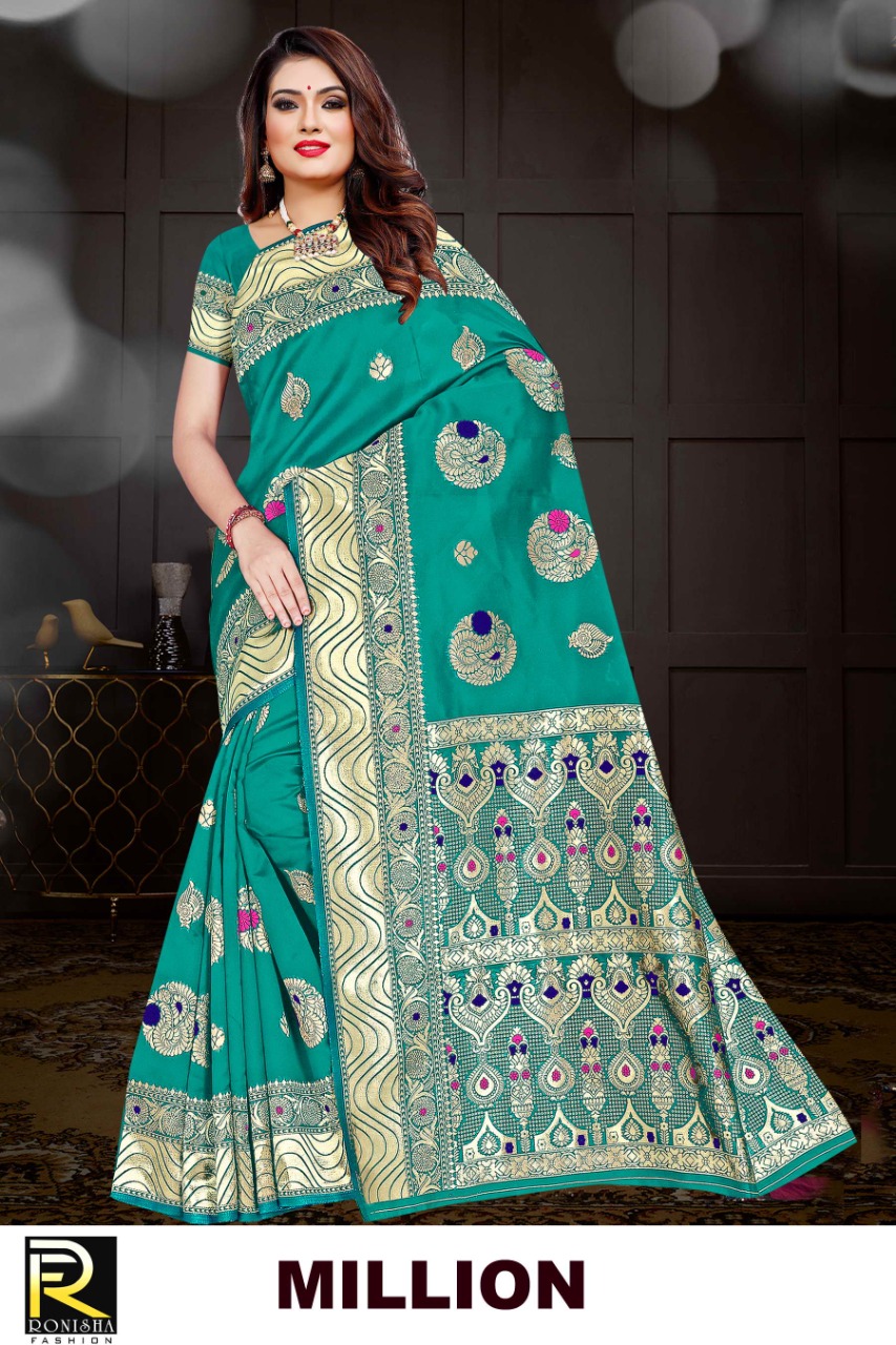 Ranjna Million Casual Wear Silk Saree Collection Online Wholesale Shop