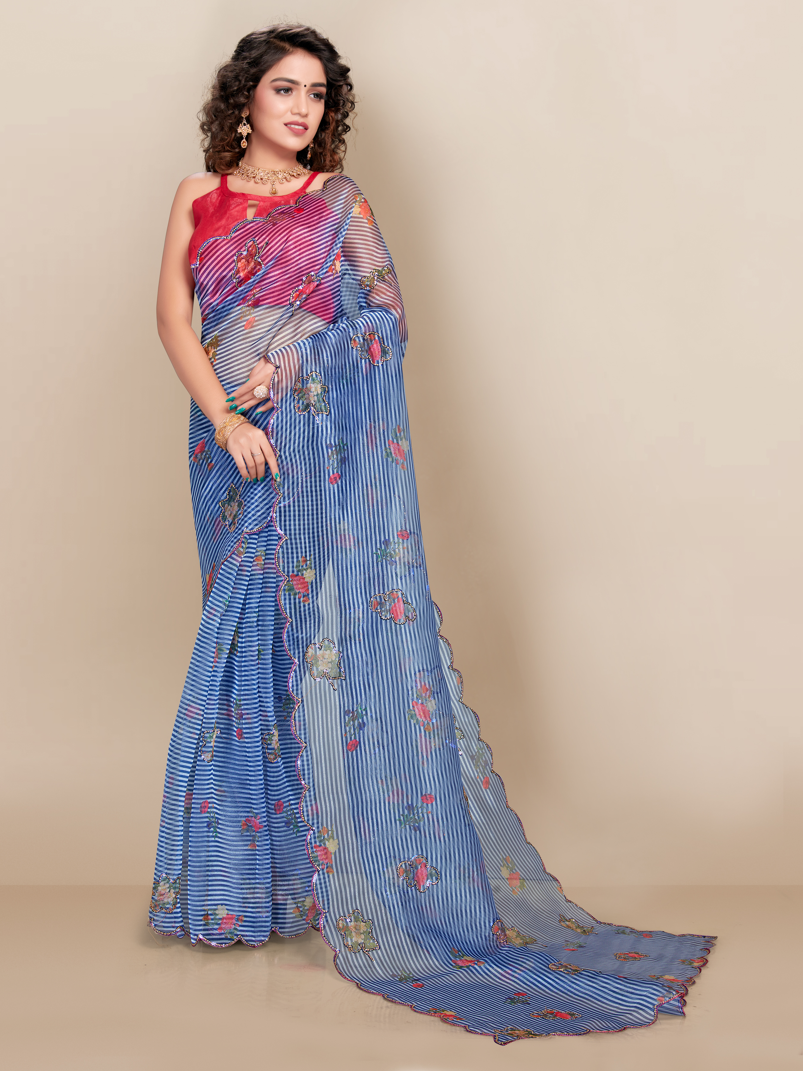 Vivera Marilyn Party Wear Sraees Catalog