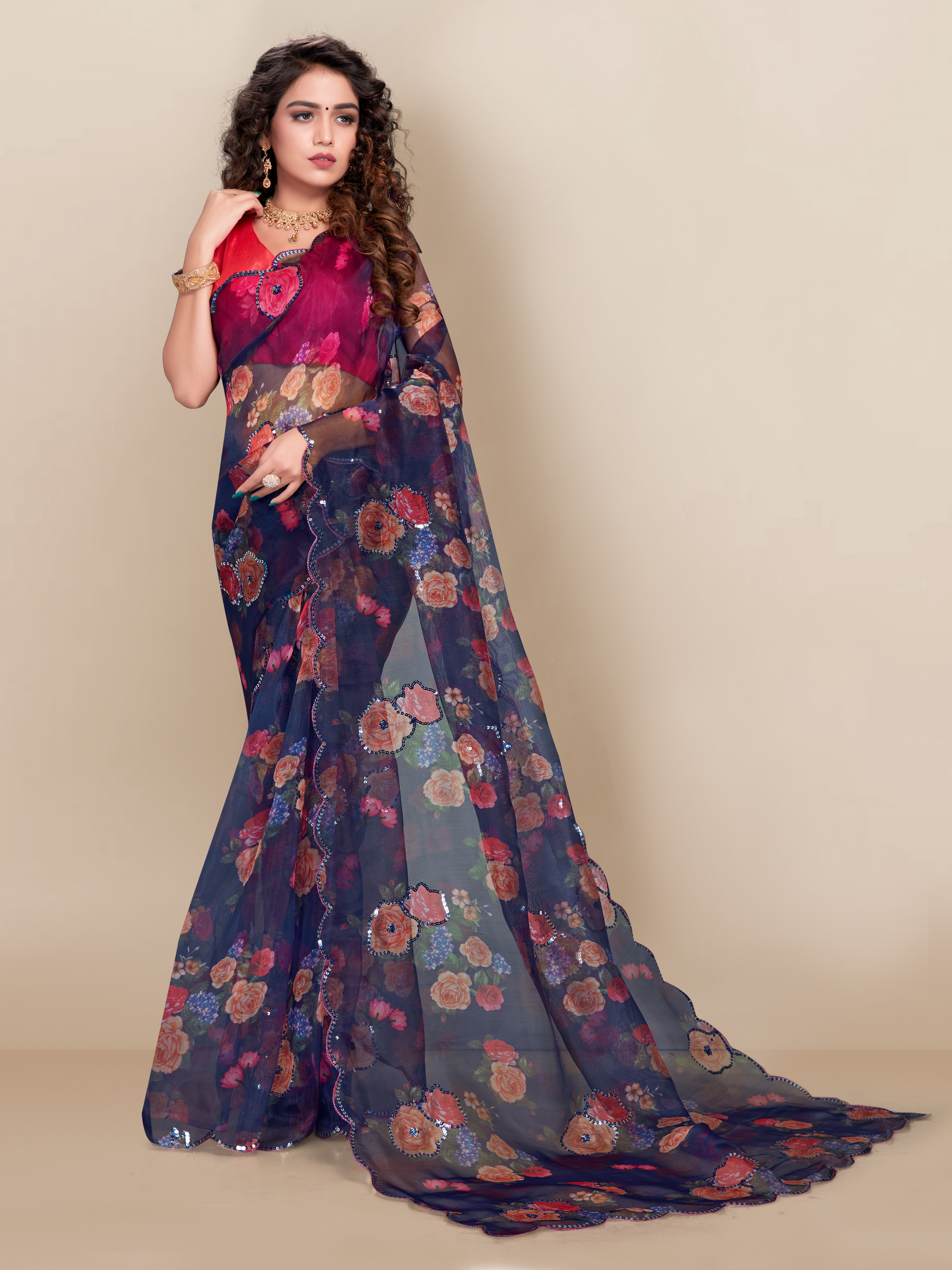 Vivera Marilyn Party Wear Sraees Catalog