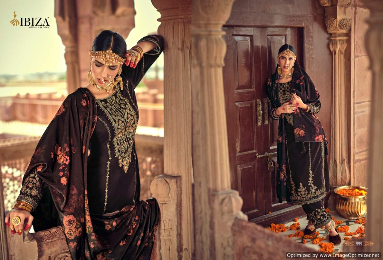 Ibiza Arushi Wedding Wear Velvet Designer Salwar Kameez Catalog