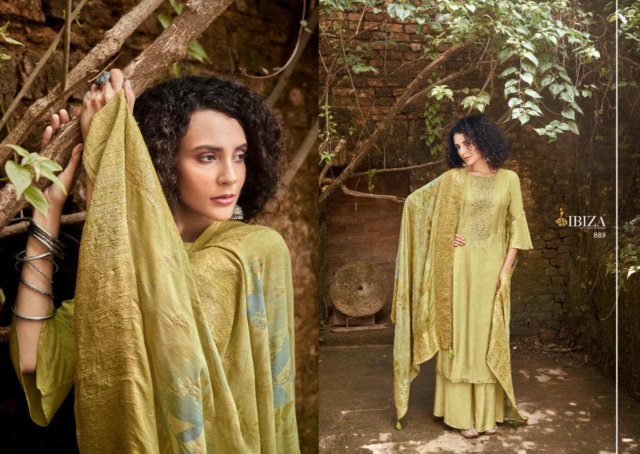 Ibiza Ashiyana Masleen Silk Embroidery Salwar Kameez Catalog