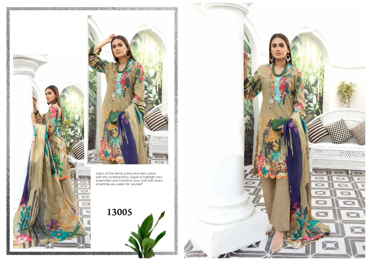 Iris Vol 13  Pure Cotton Dress Materials With Wholesale  Price