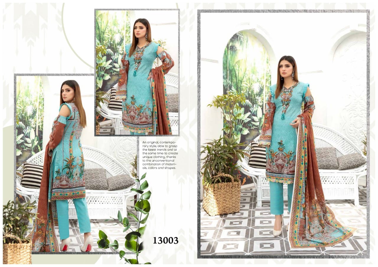 Iris Vol 13  Pure Cotton Dress Materials With Wholesale  Price