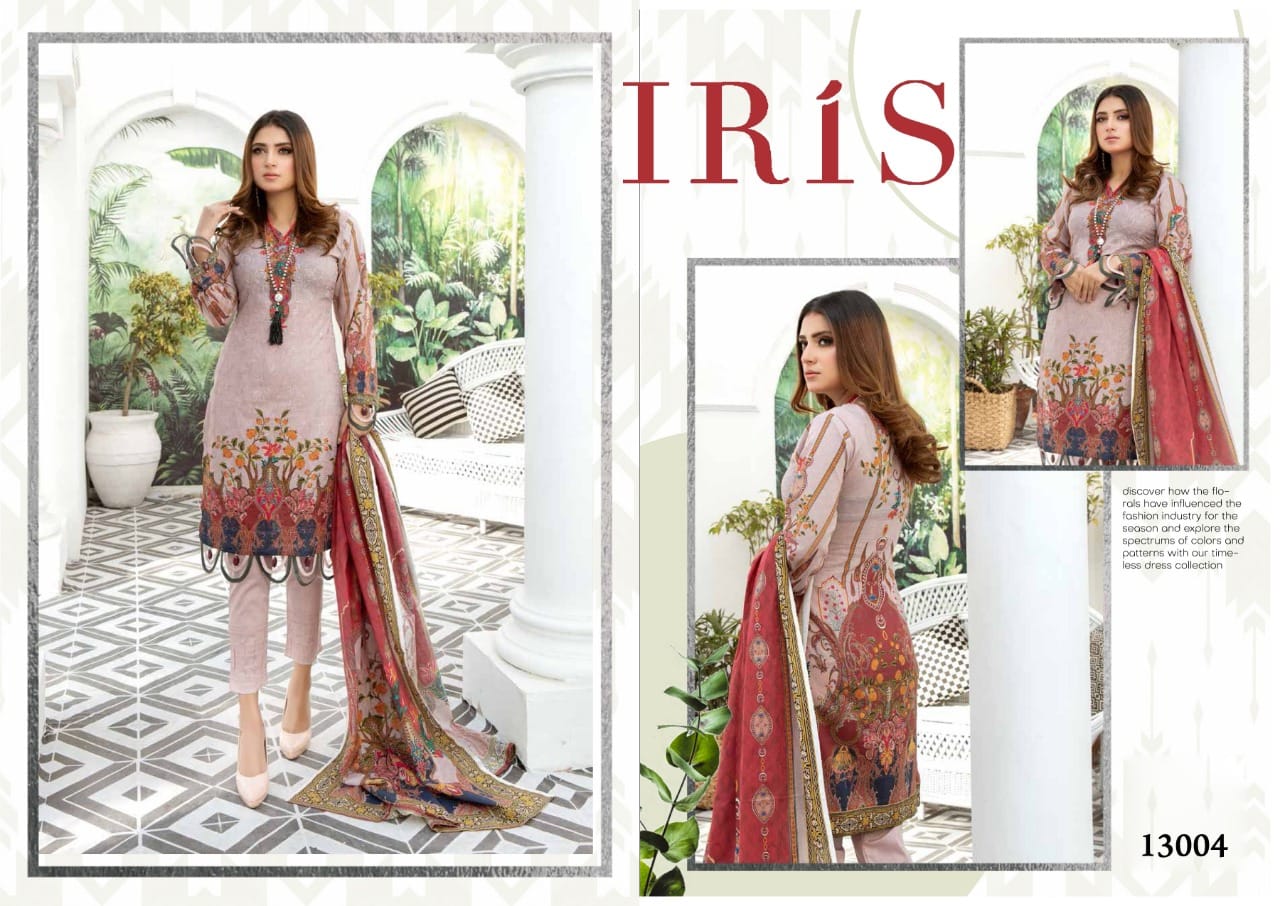 Iris Vol 13  Pure Cotton Dress Materials With Wholesale  Price