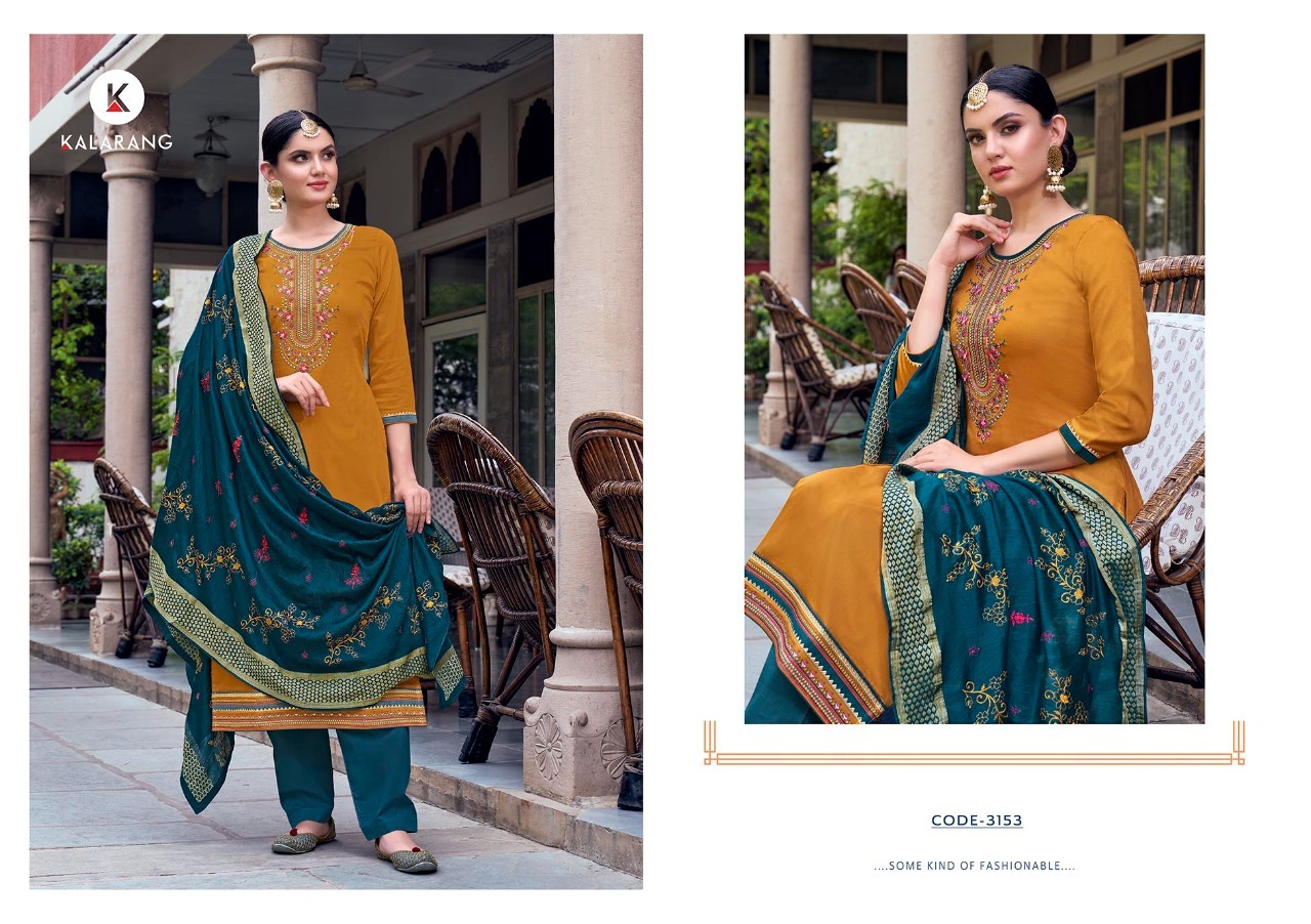 Kalarang Geetika  Silk Dress Material Wholesale