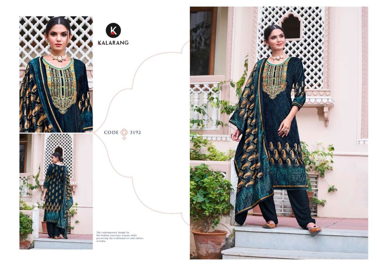 Kalarang  Shelby Velvet Digital Print Designer Dress Material Catalog