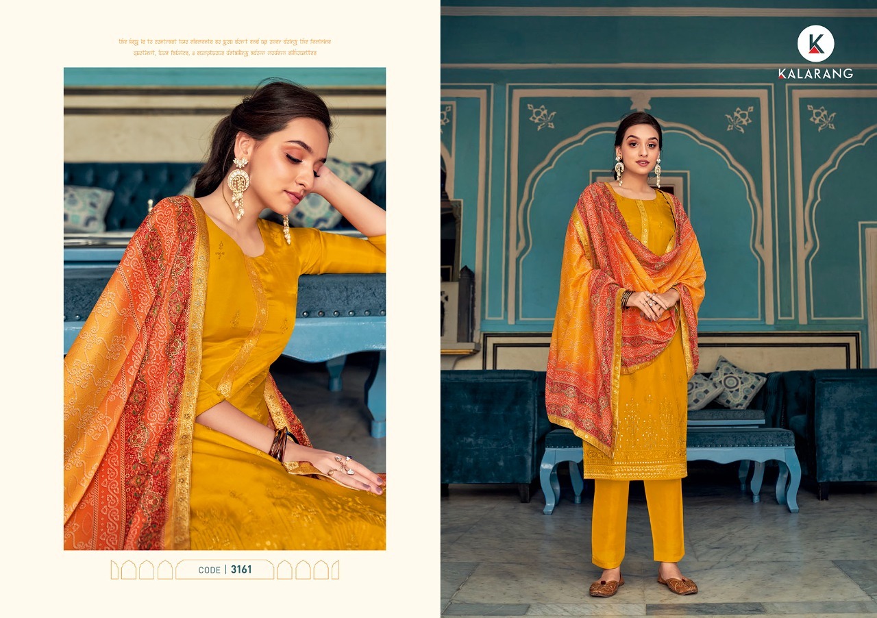 Kalarang Vihana Designer Viscose Festive Wear Salwar Suits Dress Material Wholesale In Surat