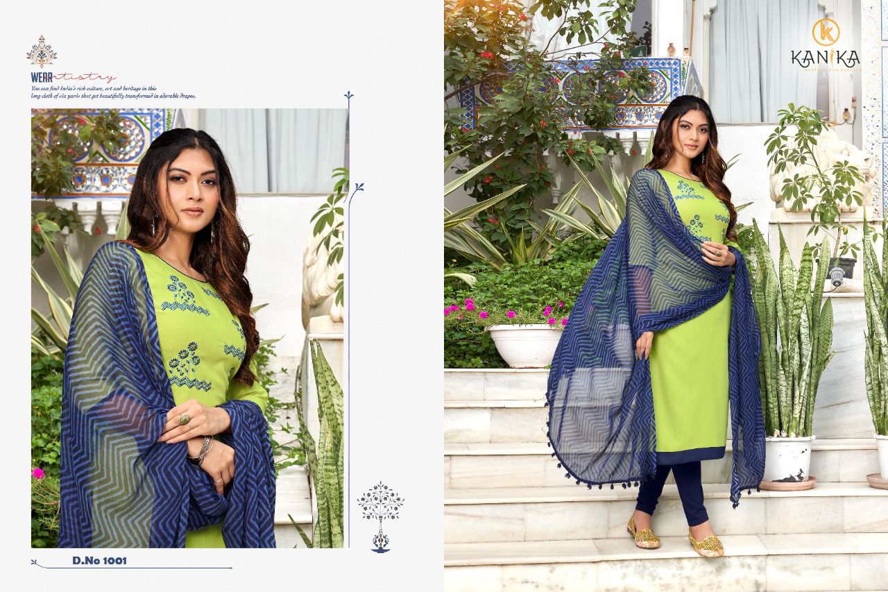 Kanika Zombie Festive Wear Viscose Kurti With Dupatta Catalog