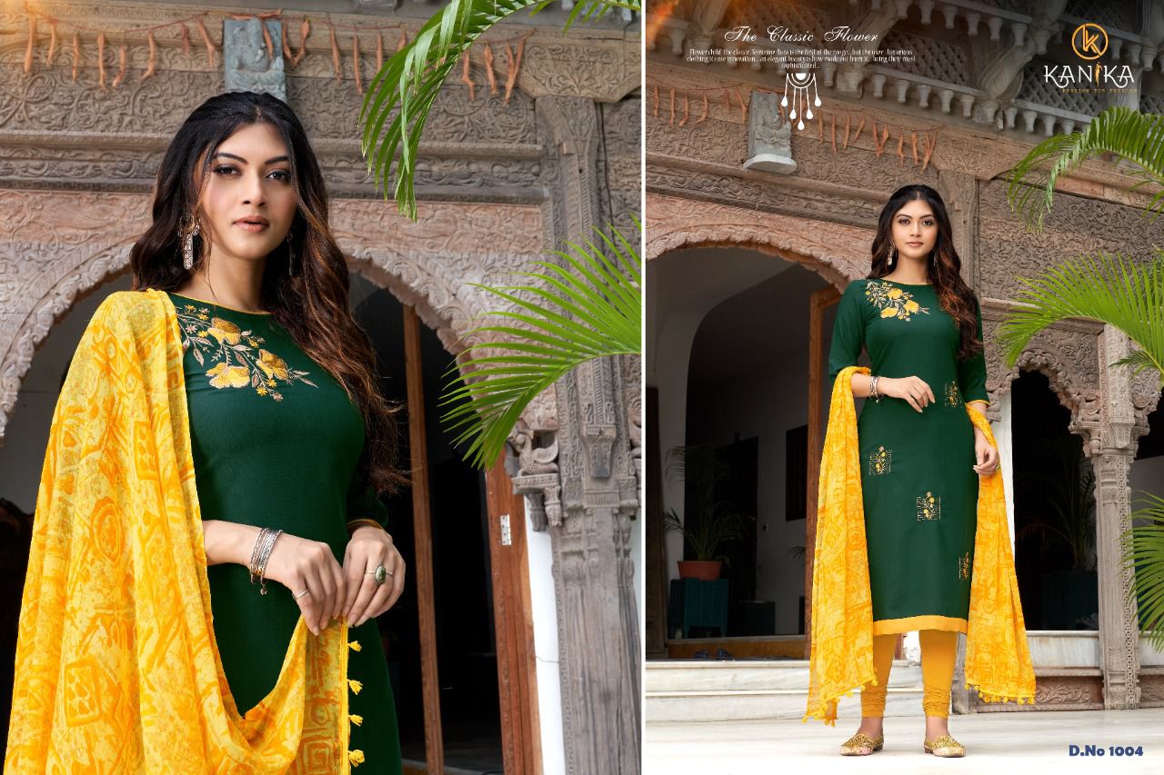 Kanika Zombie Festive Wear Viscose Kurti With Dupatta Catalog