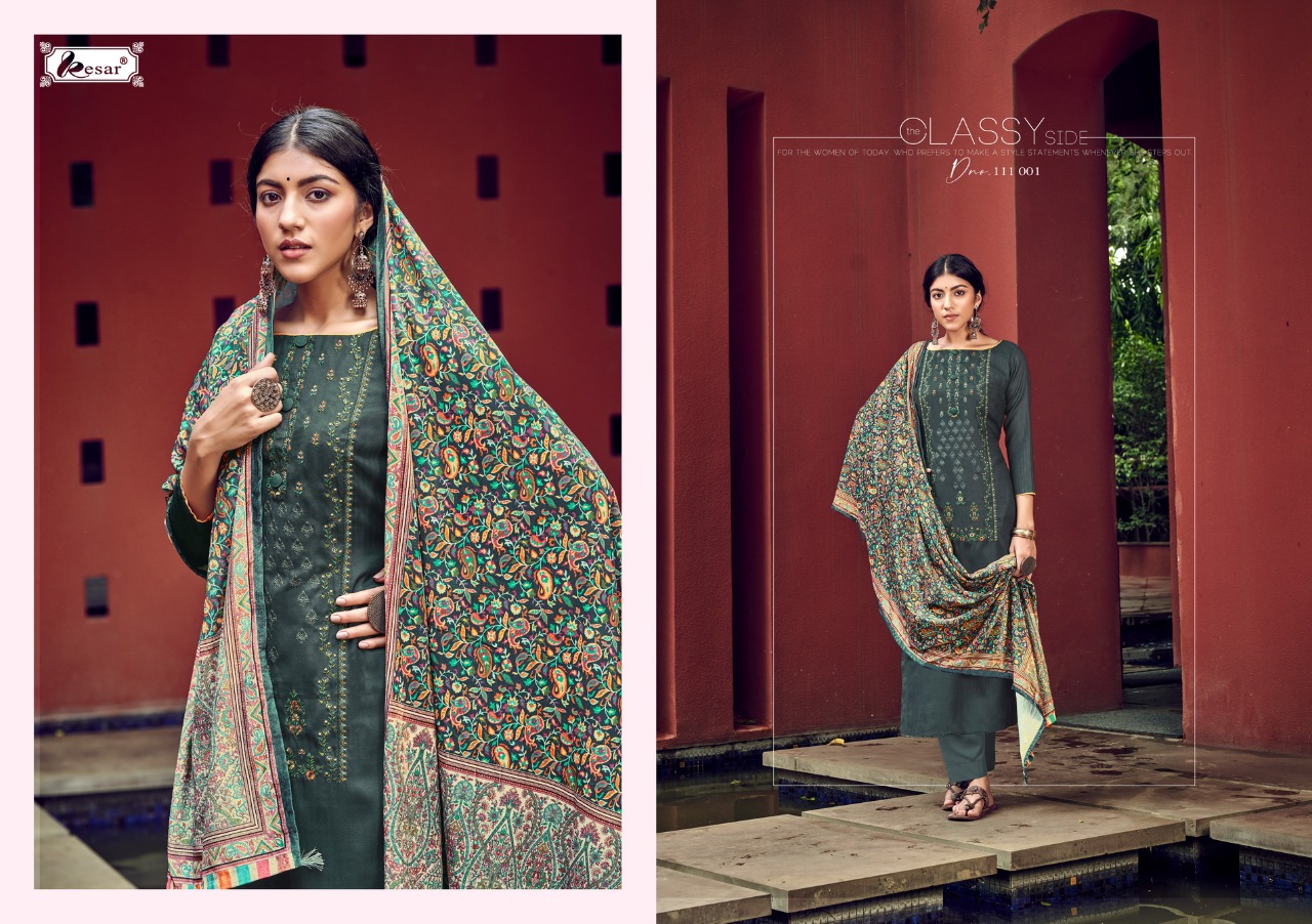 Kesar Isra Pure Viscos Pashmina Dress Material Catalog