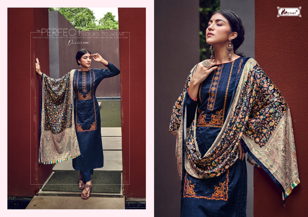 Kesar Isra Pure Viscos Pashmina Dress Material Catalog