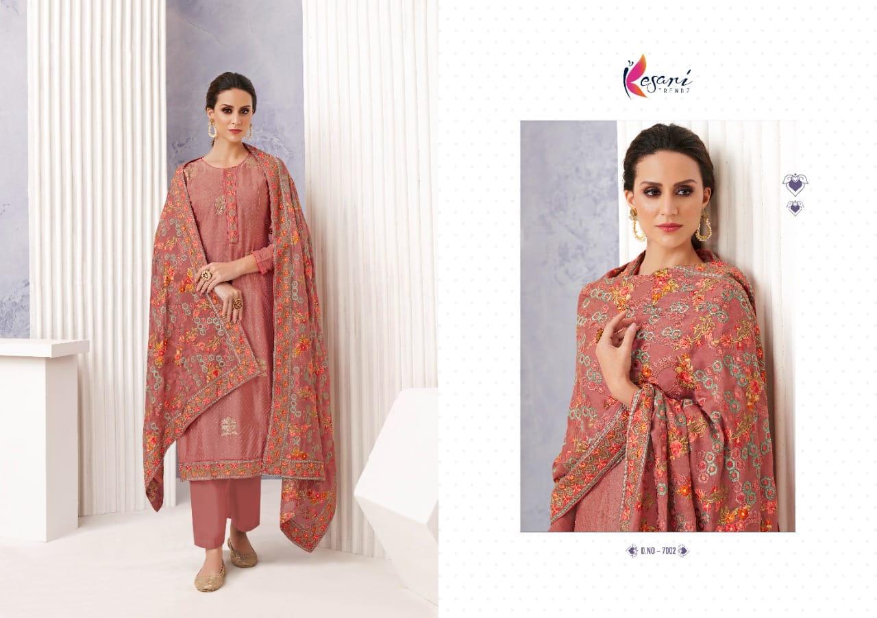 Kesari Ruby Ethnic Wear Georgette Wear Dress Material Wholesale With Rate