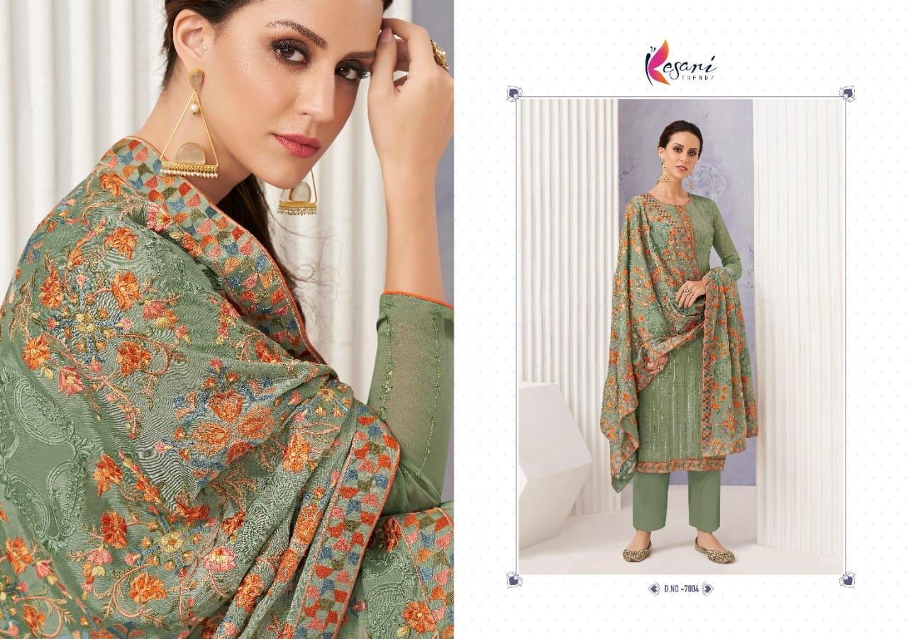 Kesari Ruby Ethnic Wear Georgette Wear Dress Material Wholesale With Rate
