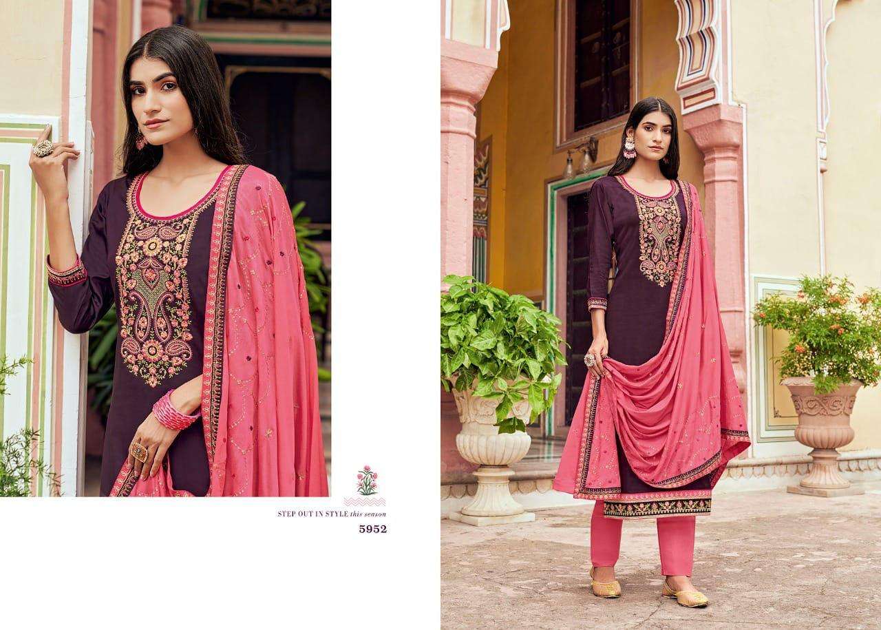Kessi  Bandhan Jam Silk With Work Dress Material Catalog