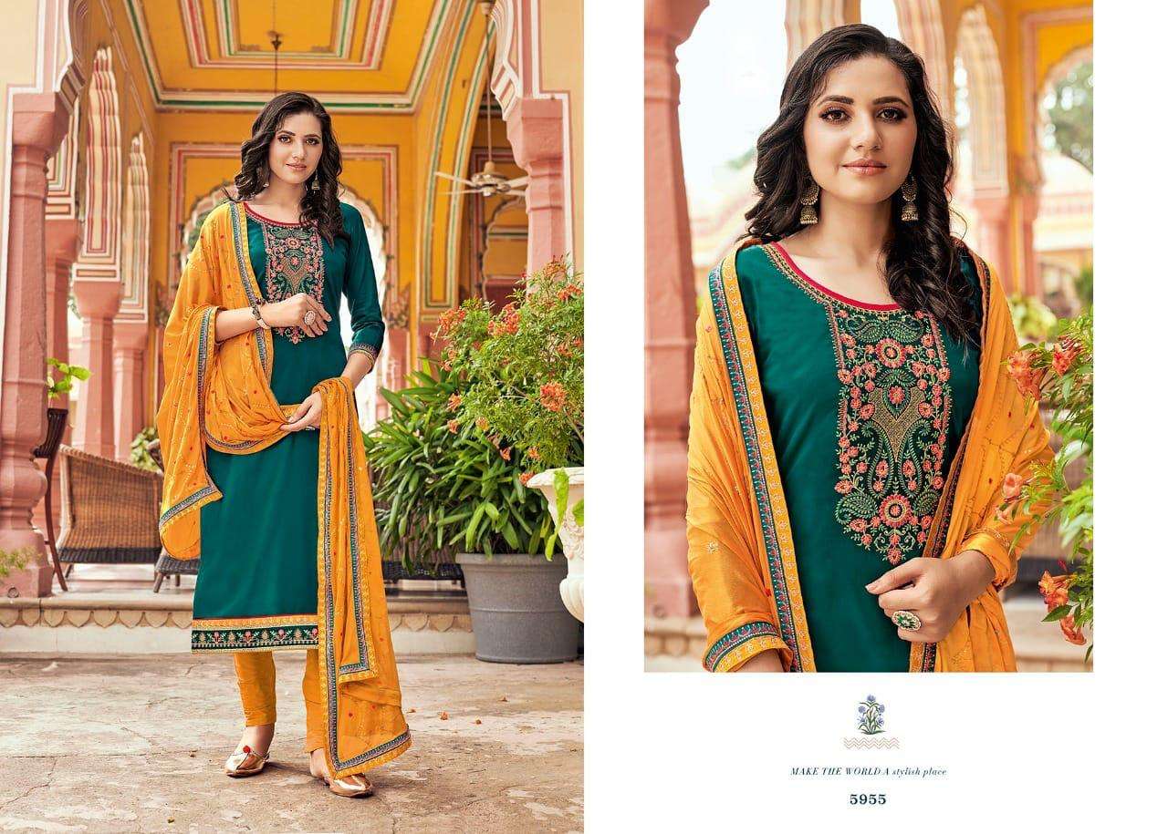 Kessi  Bandhan Jam Silk With Work Dress Material Catalog