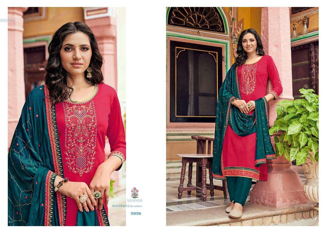 Kessi  Bandhan Jam Silk With Work Dress Material Catalog