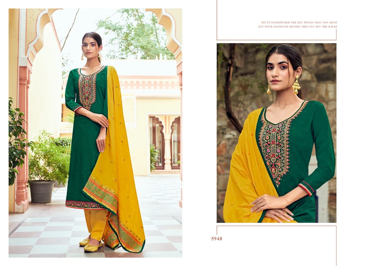 Kessi  Rim Zim Pure Jam Silk Designer Salwar Suit Catalog