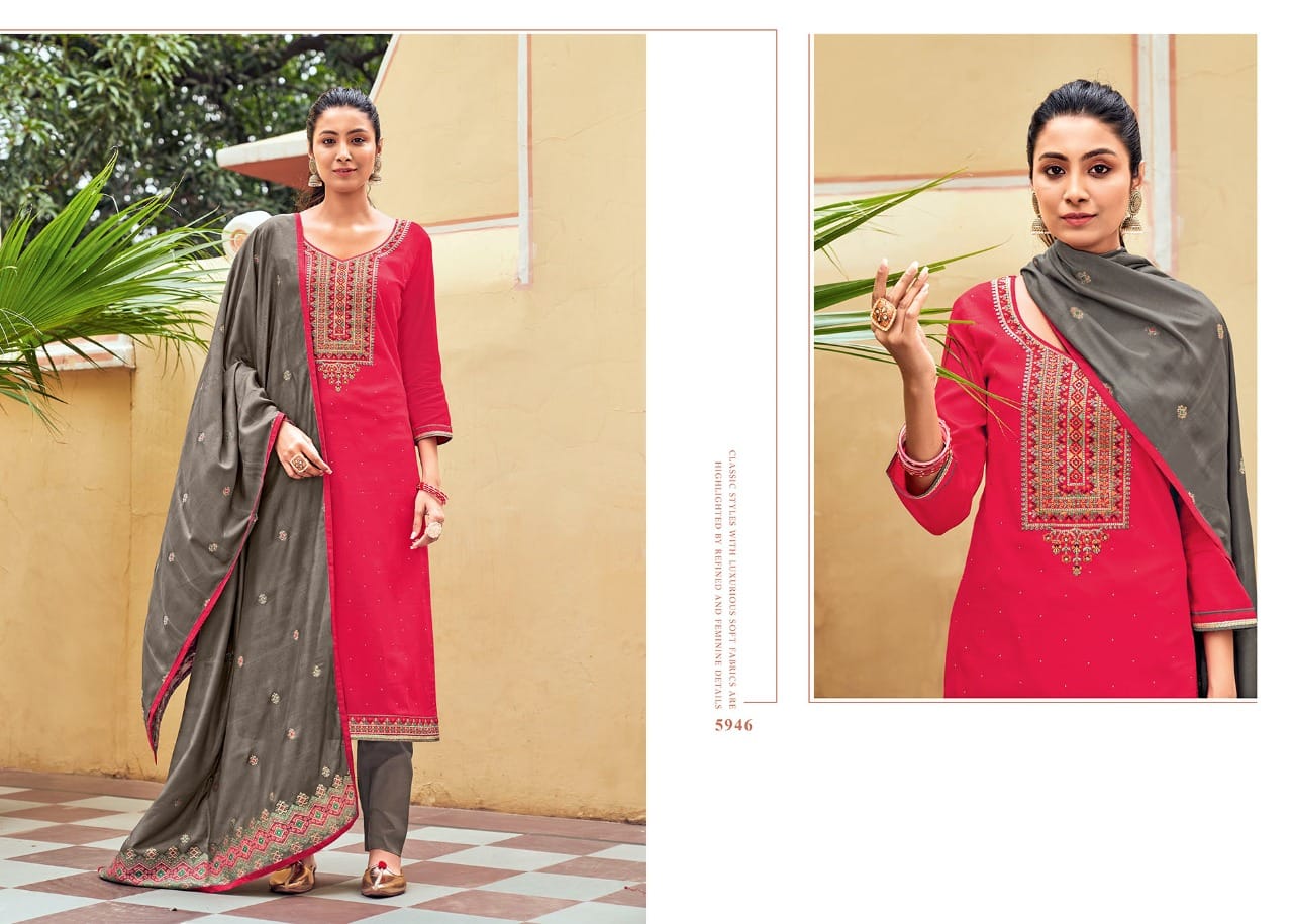Kessi  Rim Zim Pure Jam Silk Designer Salwar Suit Catalog