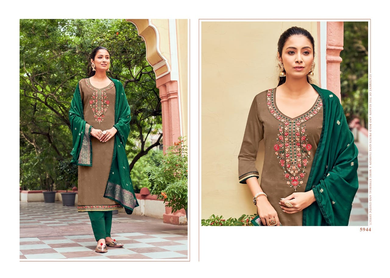 Kessi  Rim Zim Pure Jam Silk Designer Salwar Suit Catalog
