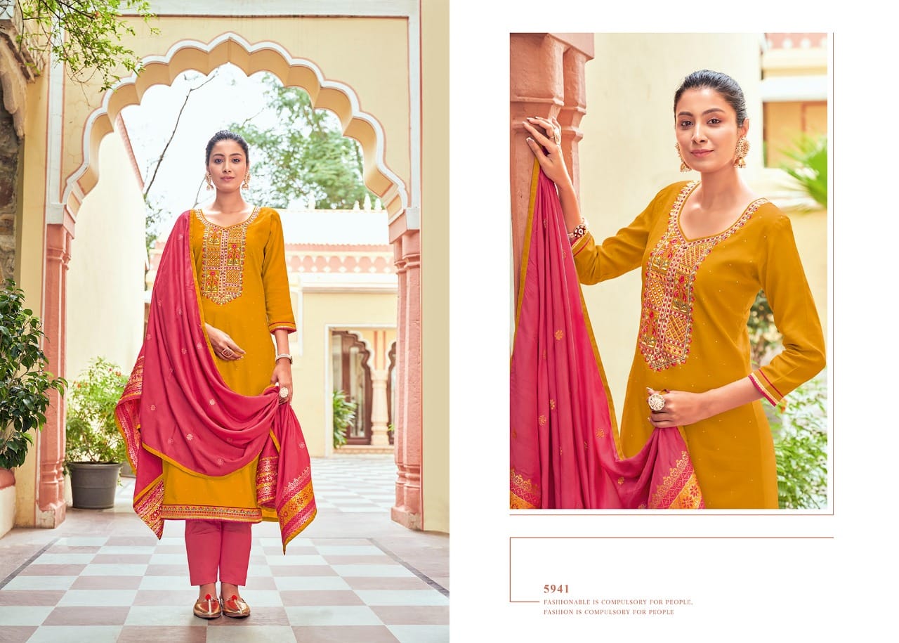 Kessi  Rim Zim Pure Jam Silk Designer Salwar Suit Catalog