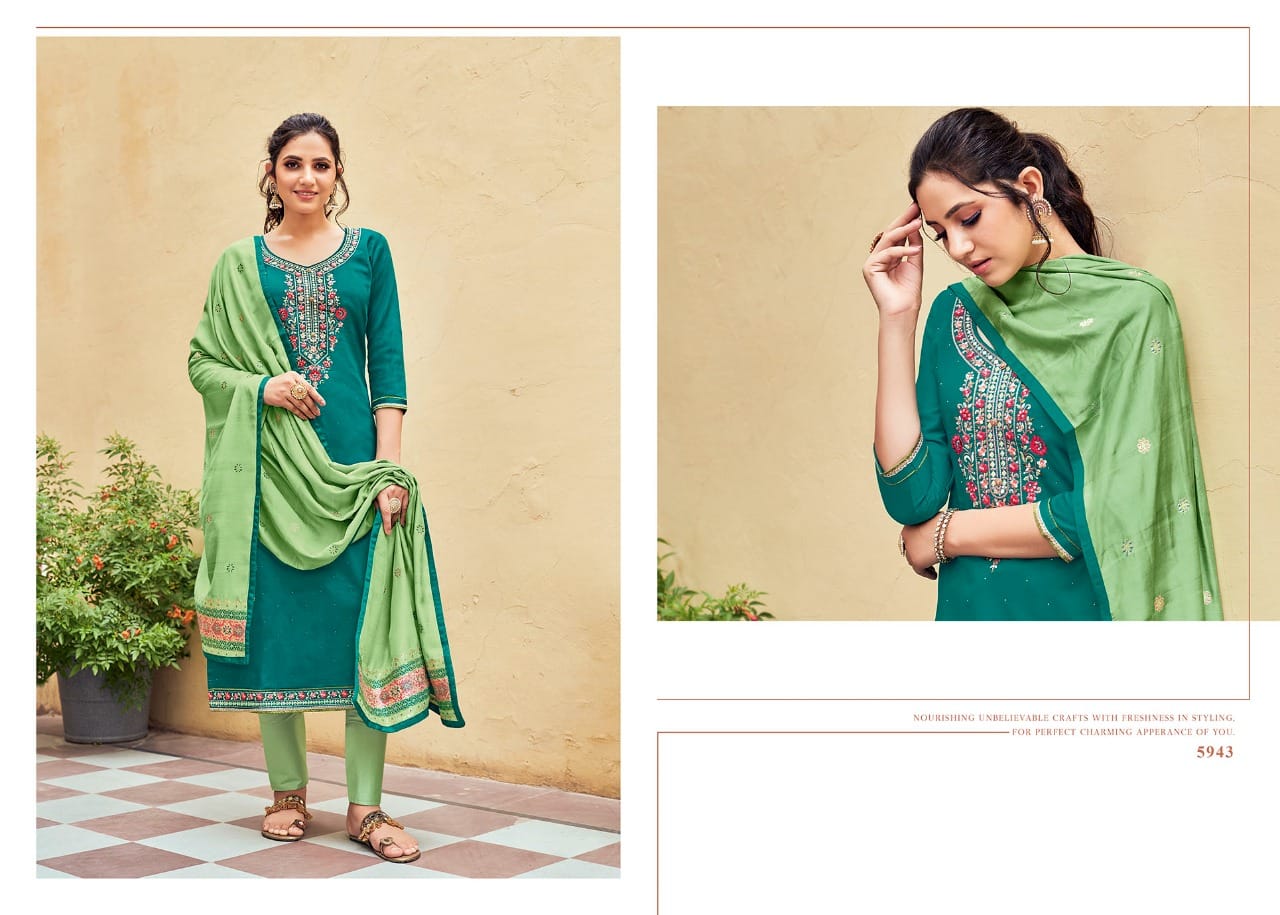 Kessi  Rim Zim Pure Jam Silk Designer Salwar Suit Catalog