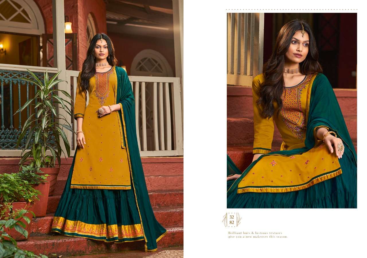 Kessi  Sangeet  Latest Festival Jam Silk With Embroidery Work Readymade Suits  Catalog