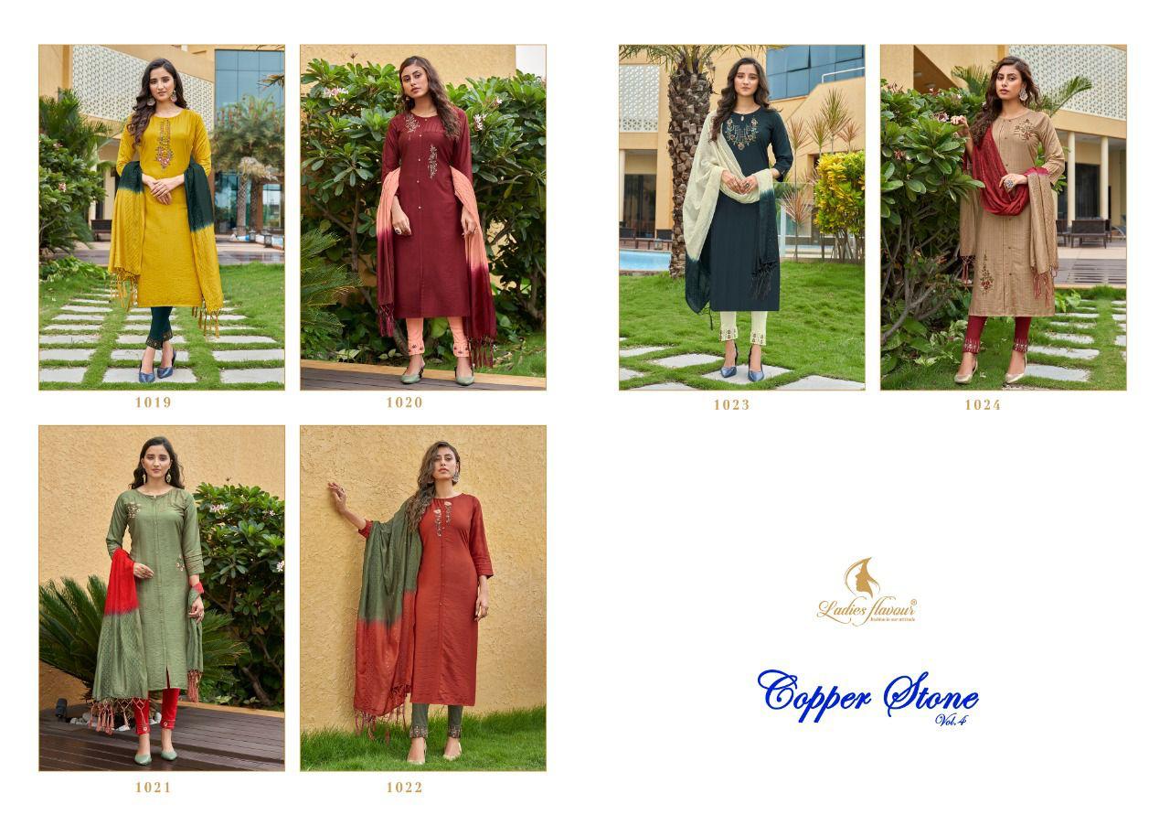 Ladies Flavour Copper Stone  Vol 4 Ready Made Catalog