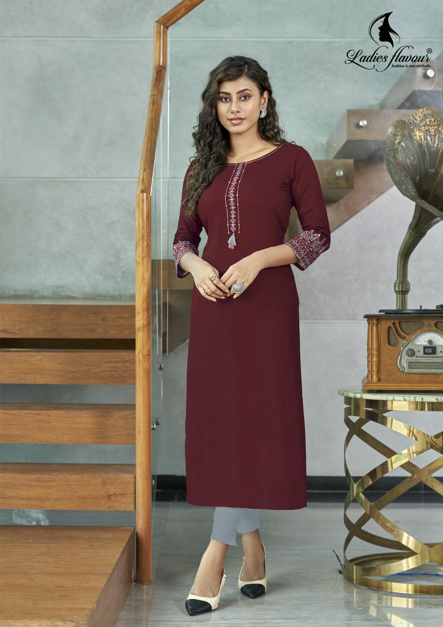 Ladies Flavour Serena Vol 5 Designer Casual Wear Wholesale  Kurti  Catalog