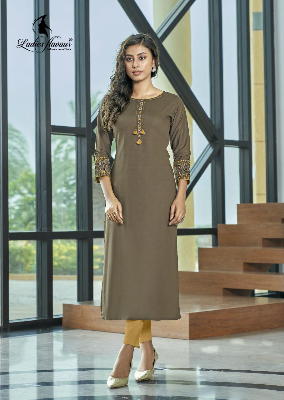 Ladies Flavour Serena Vol 5 Designer Casual Wear Wholesale  Kurti  Catalog