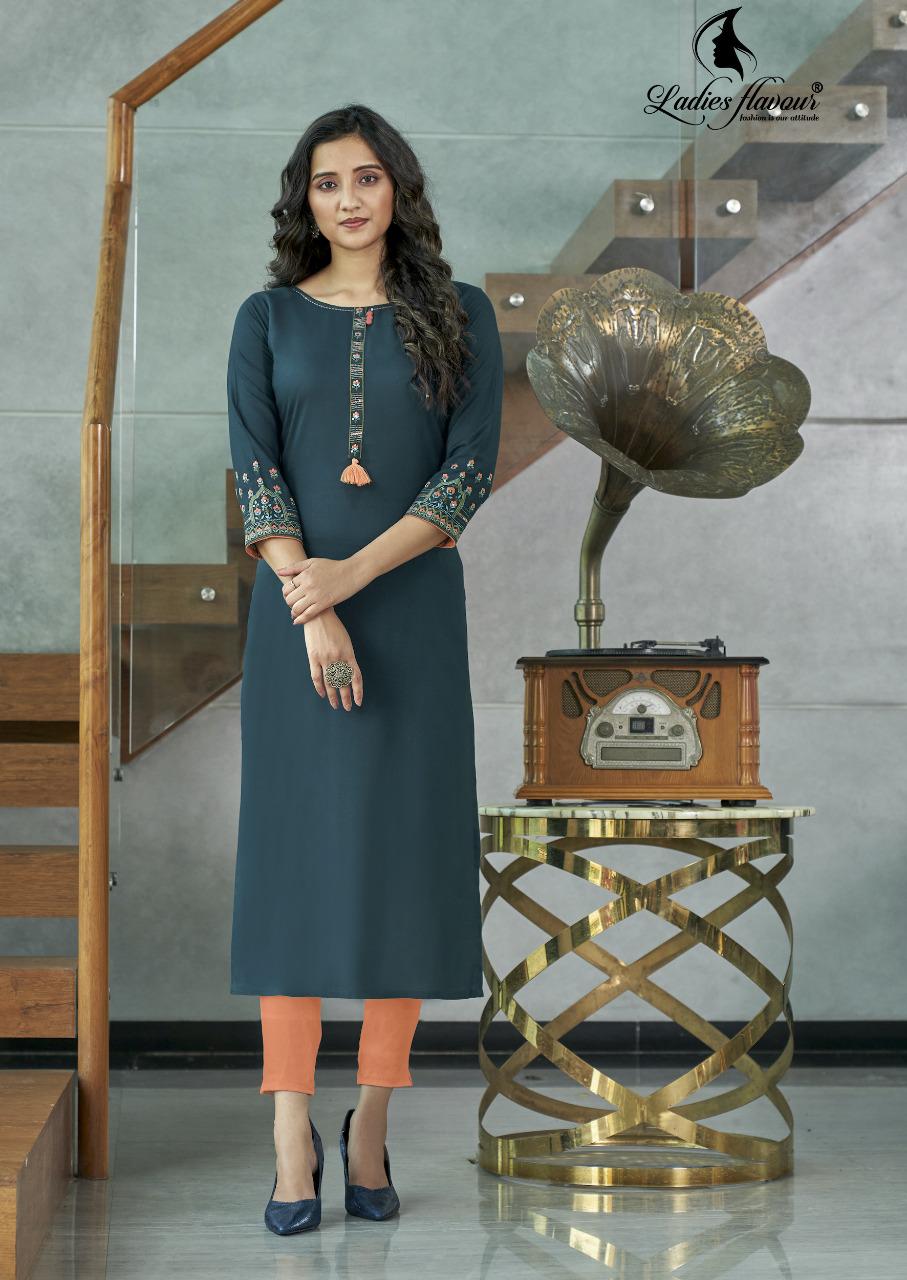 Ladies Flavour Serena Vol 5 Designer Casual Wear Wholesale  Kurti  Catalog