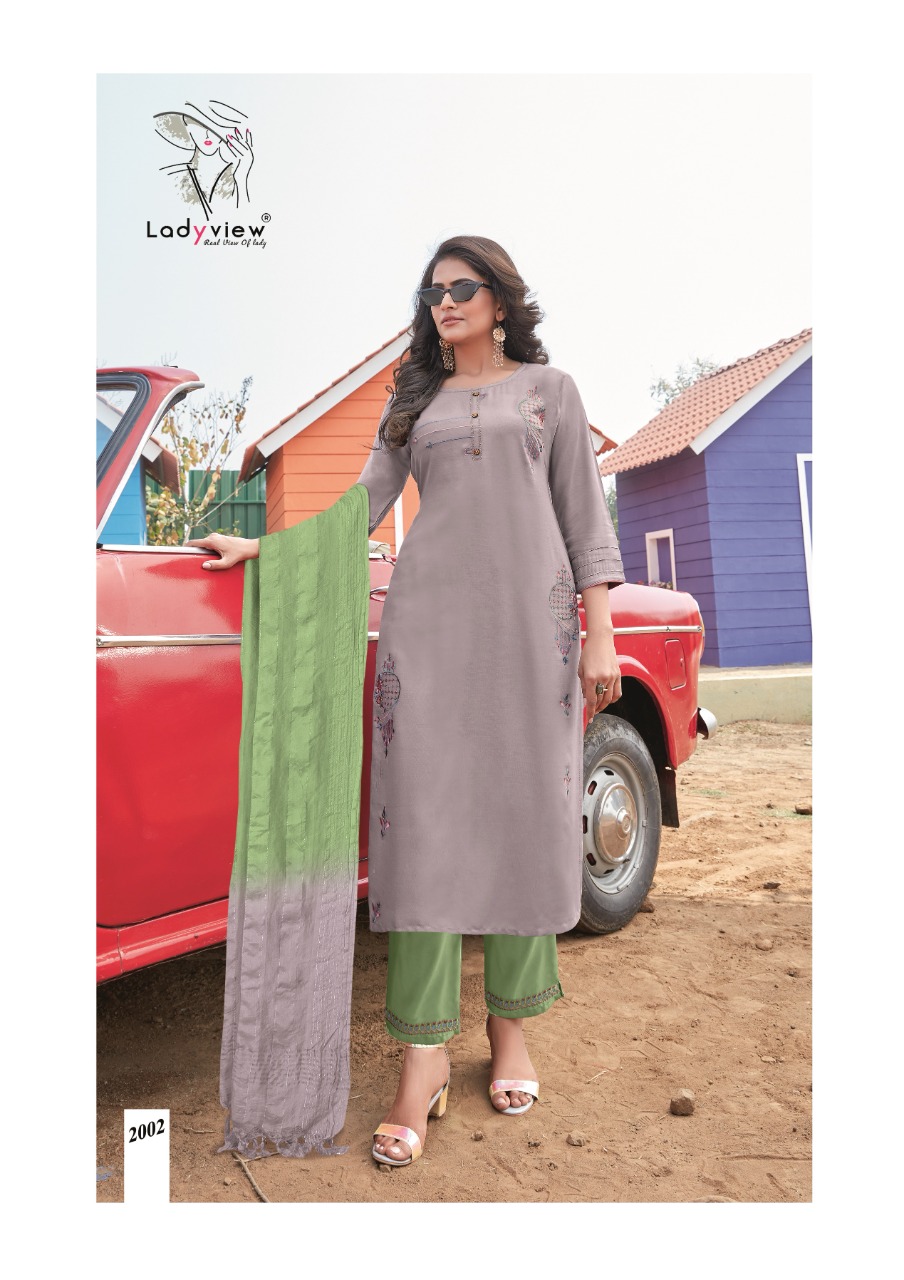 Ladyview Albeli Stylish Wear Ready Made Catalog