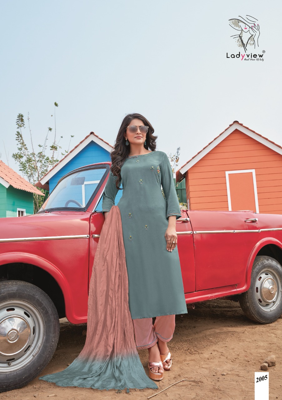 Ladyview Albeli Stylish Wear Ready Made Catalog