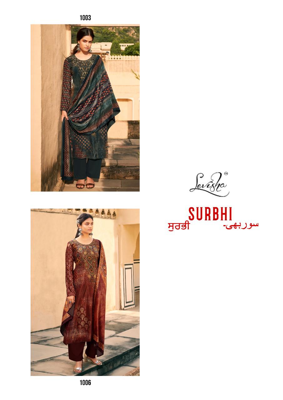 Levisha Surbhi Velvet Digital Printed Pashmina Catalog