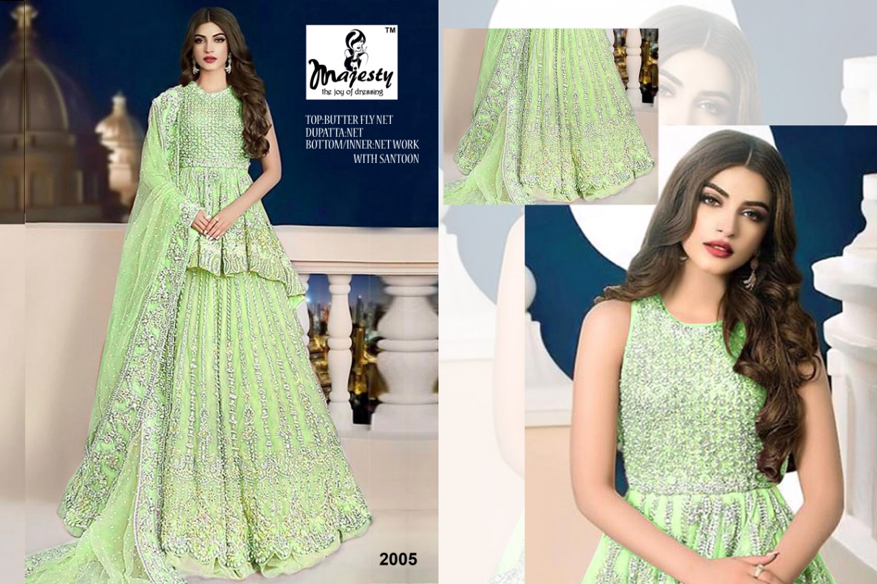 Majesty Noory Vol  2 Net Designer Salwar Kameez Catalog