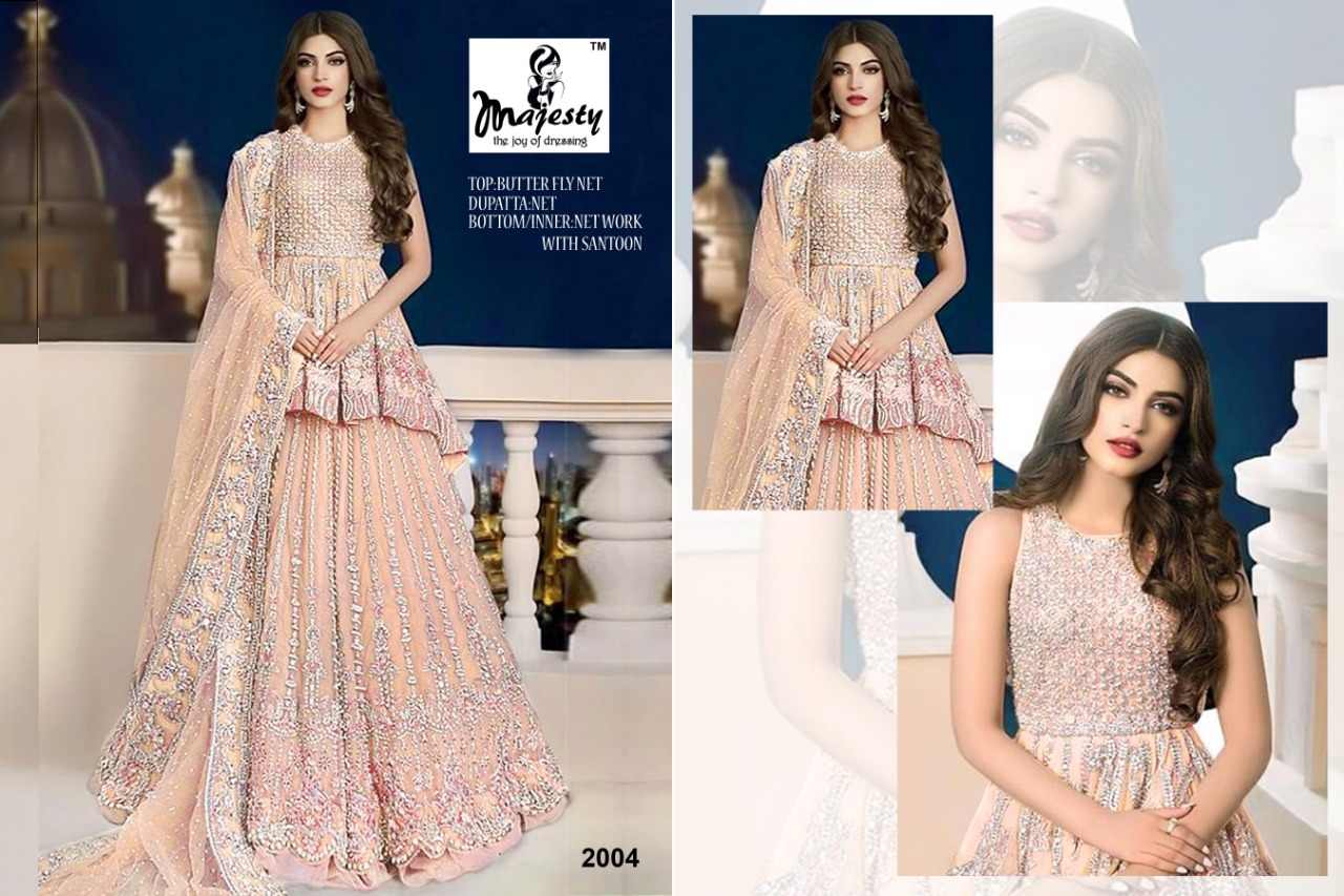 Majesty Noory Vol  2 Net Designer Salwar Kameez Catalog