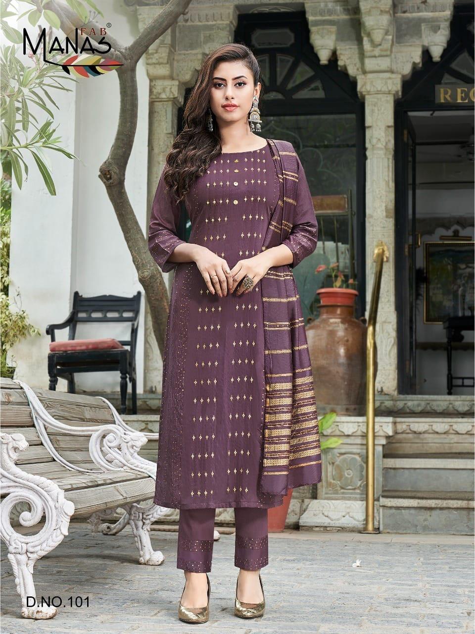 Manas Maher Viscose Festive Wear Ready Made Catalog