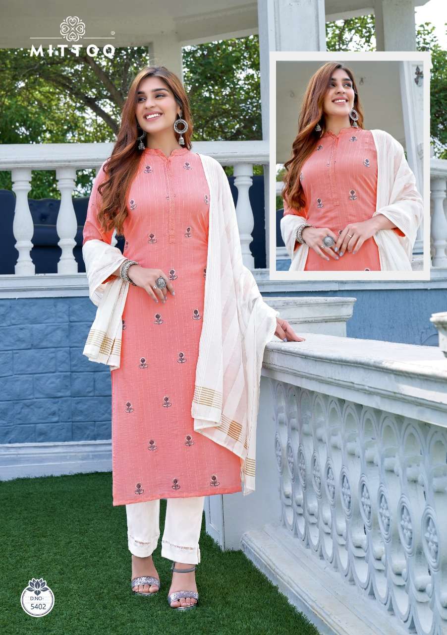 Mittoo Noor Vol 1 Viscose Fancy Ready Made Collection Kurti Bottom With Dupatta Catalog