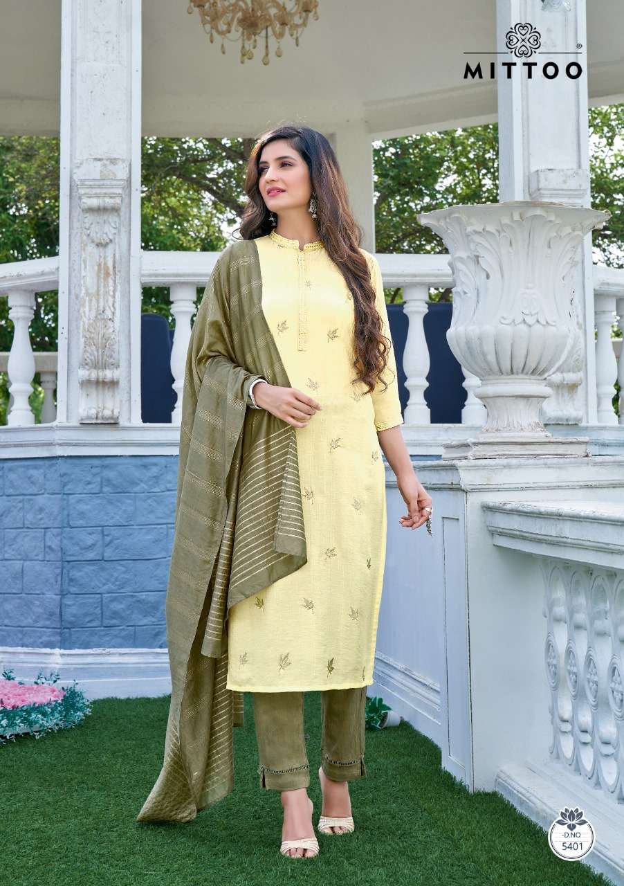 Mittoo Noor Vol 1 Viscose Fancy Ready Made Collection Kurti Bottom With Dupatta Catalog
