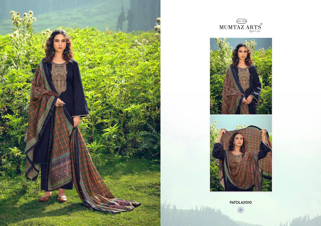 Mumtaz Art Patola Wholesale Cotton Dress Material Catalogue