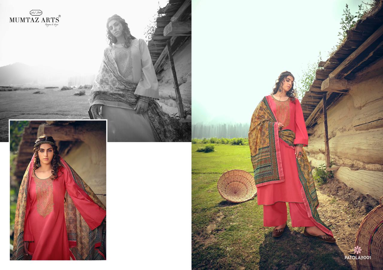 Mumtaz Art Patola Wholesale Cotton Dress Material Catalogue