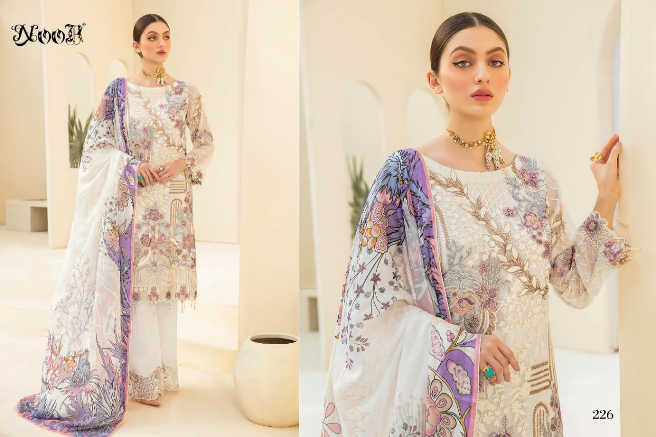 Noor Chevron Vol  4 Embroidery Pakistani Salwar Kameez Catalog